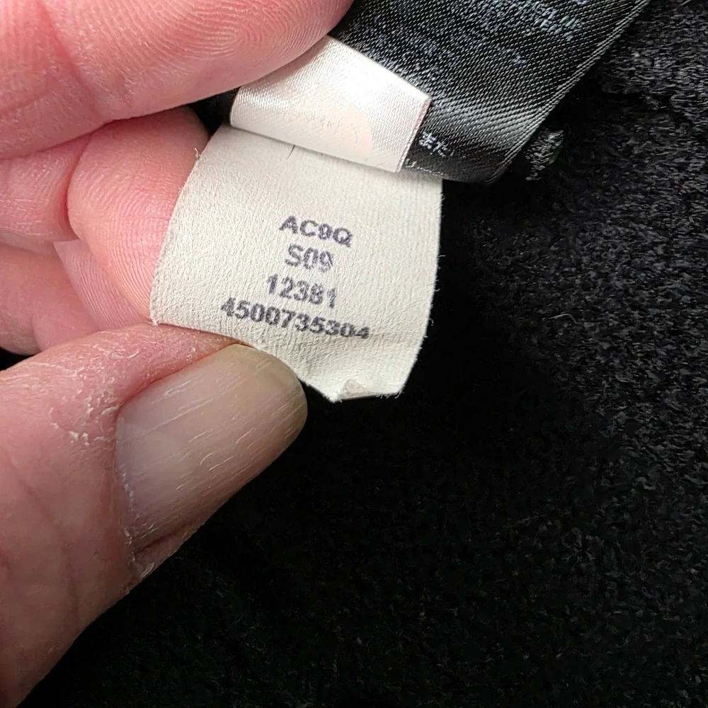 The North‎ Face Denali Jacket Girls XL Black Polartec Fleece Full Zip Youth Coat